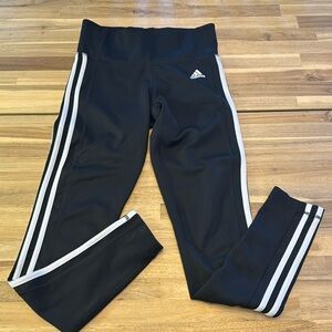 Adidas Women’s Climalite 3-Stripe Leggings - Size S